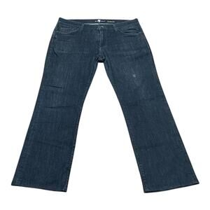 7 for All Mankind Bootcut Mid Rise Jeans Dark Wash 38